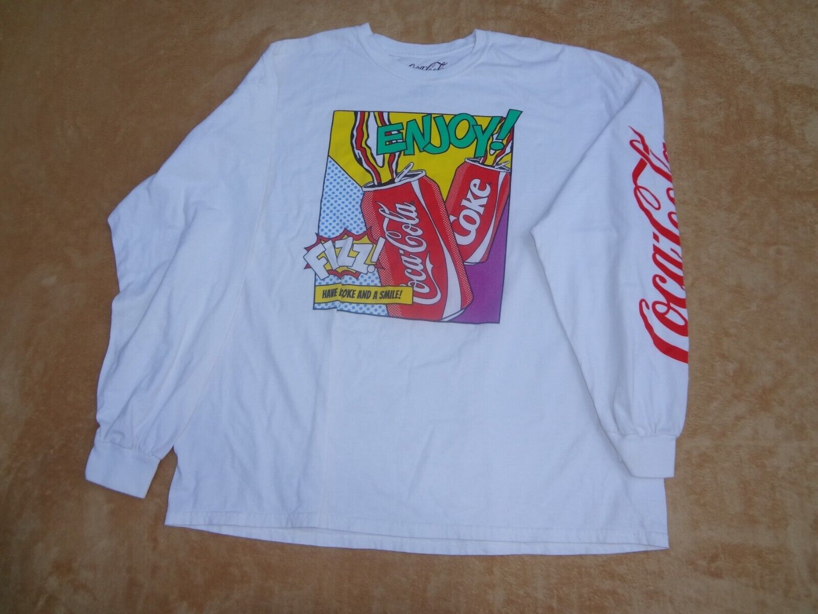 Coca Cola Men's Long Sleeve T- Shirt XXL - image 1