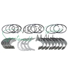 3KB1 Metal Kit + Piston Rings For Isuzu 3KB1 Engine IHI IS14G ISFX S60F3 STD