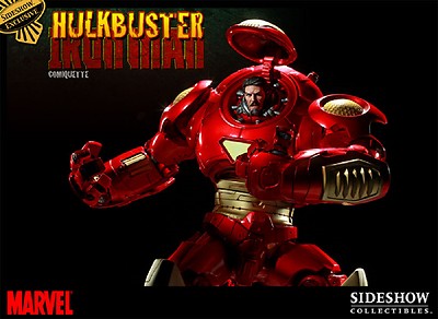 SIDESHOW EXCLUSIVE HULKBUSTER IRON MAN COMIQUETTE STATUE AVENGERS