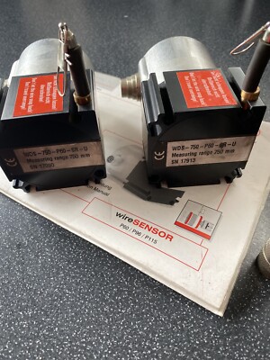 2 Aus Micro Epsilon WDS-750-P60-SR-U Drahtsensor, Messbereich 0-500mm - GEBRAUCHT