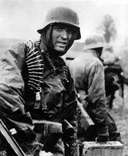 German Soldiers Heavily Armed Marching 8"x 10" WWII WW2 Photo Picture 31