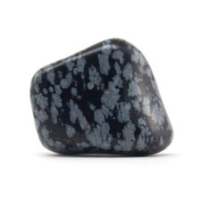 Obsidienne neige pierre roulée Bio Mineral Energy