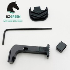 For Glock Gen 1-3 model 17,19,22,26 Extended Mag Release and back Plate Black