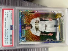 2021 Bowman Chrome #BCP-151 Victor Acosta MOJO Refractor psa 10 Gem Mint