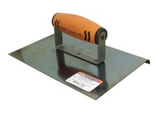 Kraft Tool CF597PF Blue Steel Edger 9"x6"x1/2" Rad' Imprinted Concrete Tools