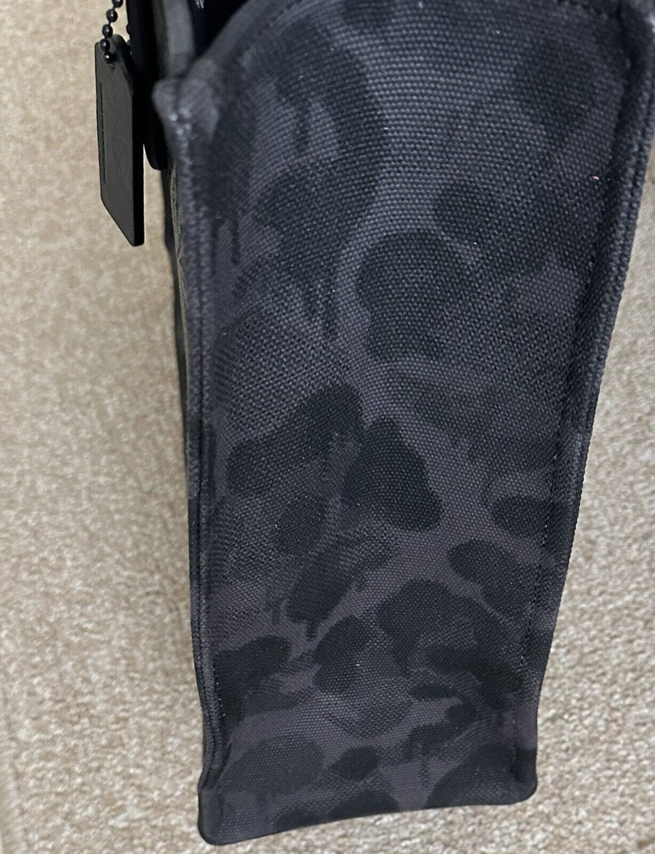NWT COACH X VIPER ROOM WILD BEAST HEATHER GRAY CAMO CANVAS