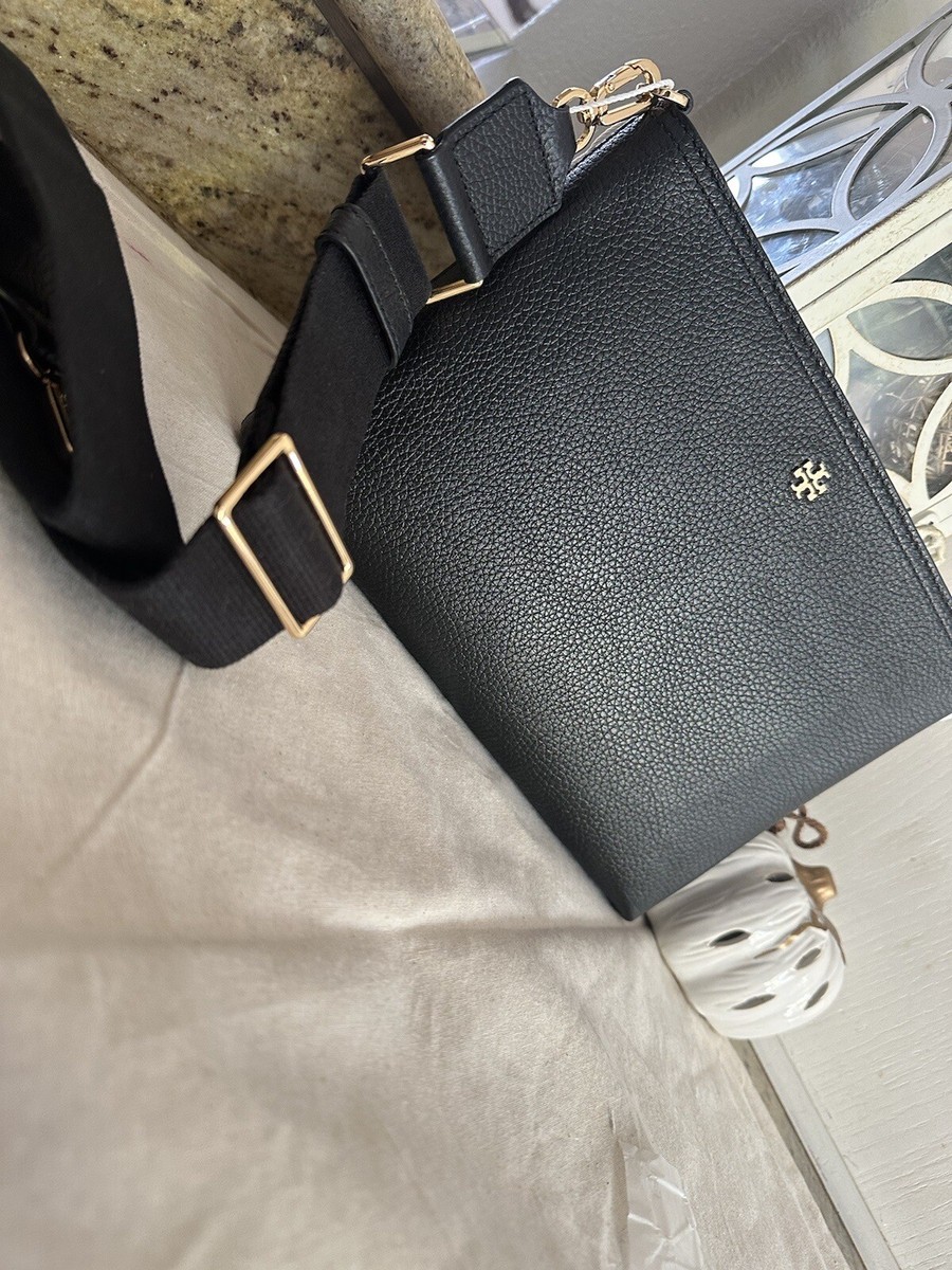 New Tory Burch BLAKE SWINGPACK Black Crossbody | eBay