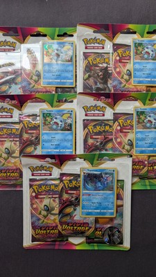 Pokemon Sword & Shield - Vivid Voltage - 3er Pack Blister - 5 Stück - OVP/SEALED