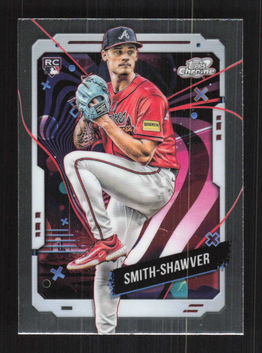 AJ Smith-Shawver 2024 Topps Cosmic Chrome Atlanta Braves Rookie #62