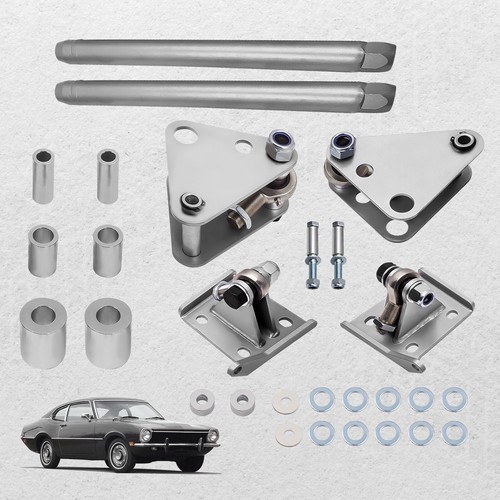 Traction Bars Kit for Plymouth Valiant 1960-1966 Tie Plates w/Shock mounts - Picture 3 of 12