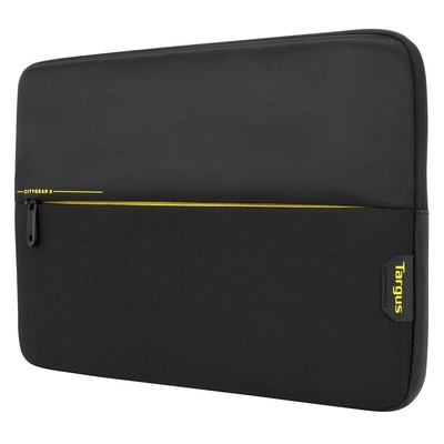 Targus City Gear Laptop Sleeve 39,6 cm 15,6'' Schutzhülle schwarz gelb