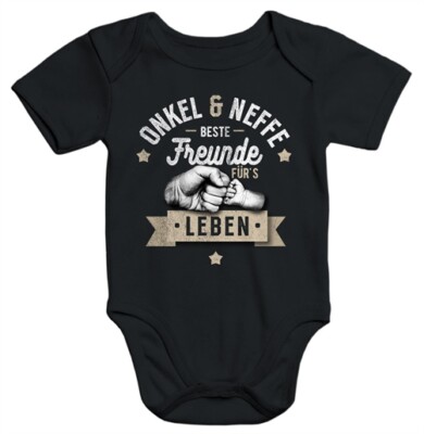 Baby Body Junge Opa & Neffe, Opa & Enkel, Vater & Sohn Freunde für`s Leben