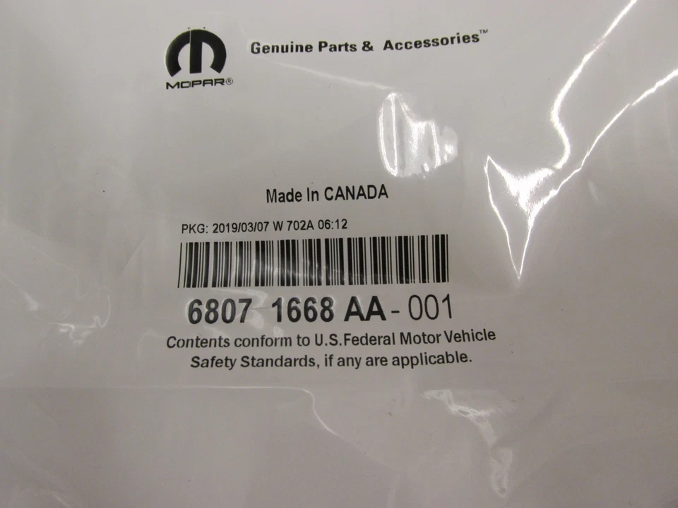 Filtro de aire de cabina Challenger Charger NUEVO OEM MOPAR Foto 3 de 3