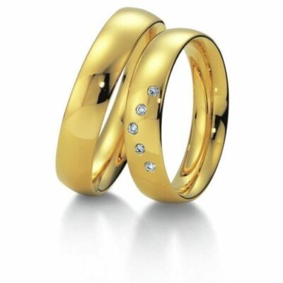 Wedding Rings Breuning Basic Collection 4021/4022 in 585