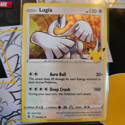 Pokémon TCG Lugia Celebrations 022/025 Holo Holo Rare | eBay