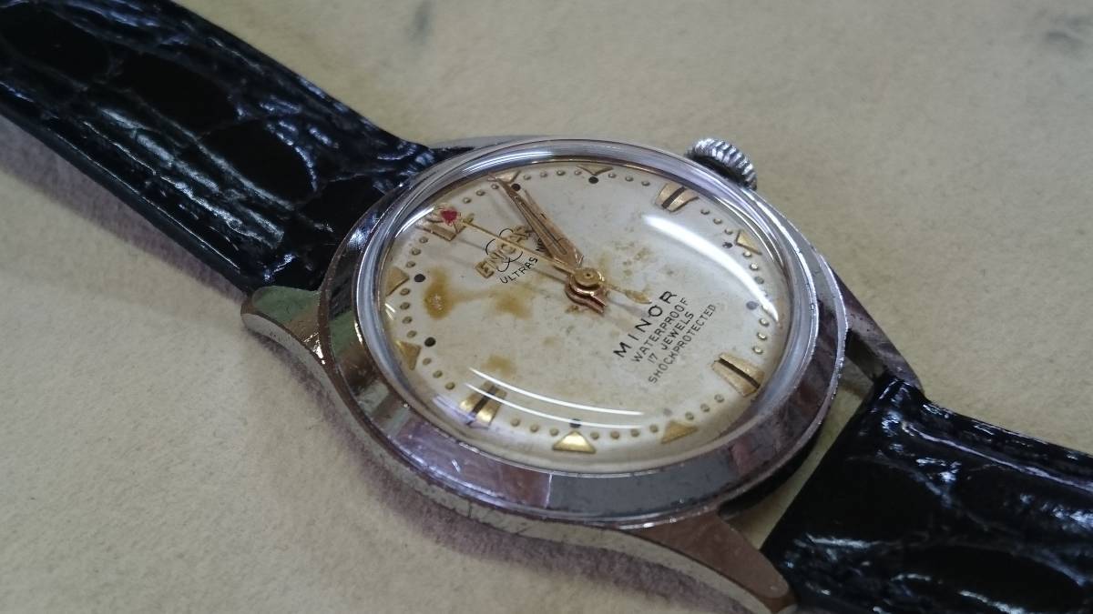 Watch ENICAR MINOR 17 Jewels AS Cal.980 Waterproof Shock Watch ENICAR MINOR 17 Jewels AS Cal.980 Waterproof Shock