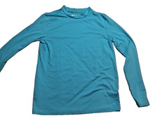 Boys XL 14 Cat  Jack Rash Gaurd Sun Shirt Long Sleeve Light blue