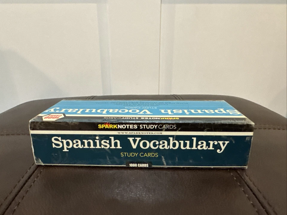 SPARKNOTES Study Cards SPANISH VOCABULARY 1000 flashcards - Image 4 of 4
