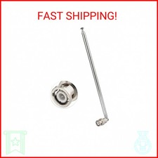 Bingfu Police Radio Scanner Antenna 20-1300MHz 7 Sections Telescopic BNC Male Ha