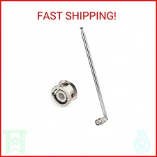 Bingfu Police Radio Scanner Antenna 20-1300MHz 7 Sections Telescopic BNC Male Ha