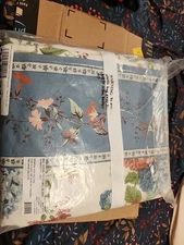 The Company Store Garden Floral Cotton Tablecloth - Aster, 70"X120" $120