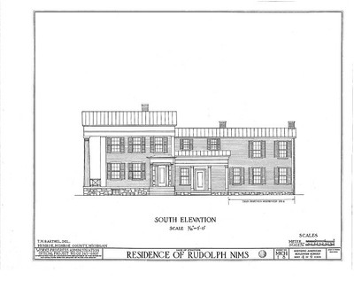 Rudolph Nims House,206 West Noble Street,Monroe,Monroe County,Michigan,MI,6