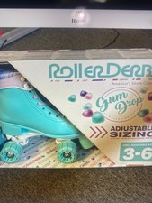 Roller Derby Gumdrop great gift Female Adjustable Quad Skate - Mint 3-6 
