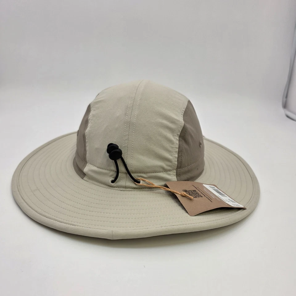 Patagonia 5 Paneles Logo Dilema Brillo Cubo Sombrero Sol Militar Gorra S/M Beige Foto 4 de 4