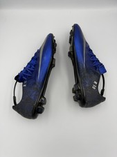 TACOS DE FÚTBOL NIKE MERCURIAL VAPOR X CR7 DIAMOND AZUL REAL PROFUNDO/METÁLICOS