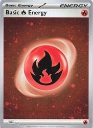 Basic Fire Energy (Cosmos Holo) 002 SVE: Scarlet & Violet Energies
