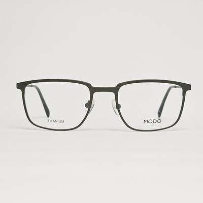 MODO 4271S Men's Ultra-Light Titanium Rectangular Glasses in Gunmetal | 53mm