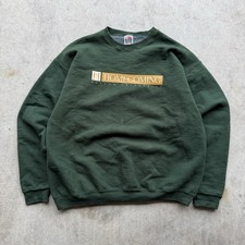 Vintage Fruit Of The Loom Baylor University Homecoming Green Sweatshirt Men's XL