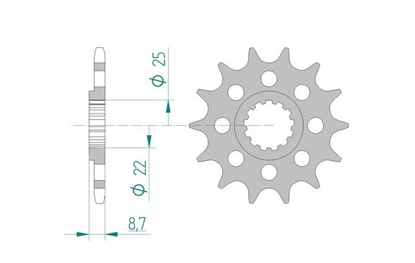 Ritzel Antriebsritzel 15-ZäHne 520-Teilung FüR Kawasaki Z 1000 G Abs 2014-2018-image