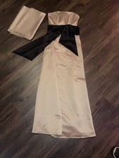 Mori Lee Women’s Gold Maxi Evening Dress Size 8