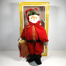 Old Fashioned Santa Doll Effanbee 17" Created by Faith Wick 1982 w/ Stand & Box