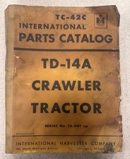 IH TD-14A Crawler Tractor Parts Catalog TC-42C Serial 26001 Up Original