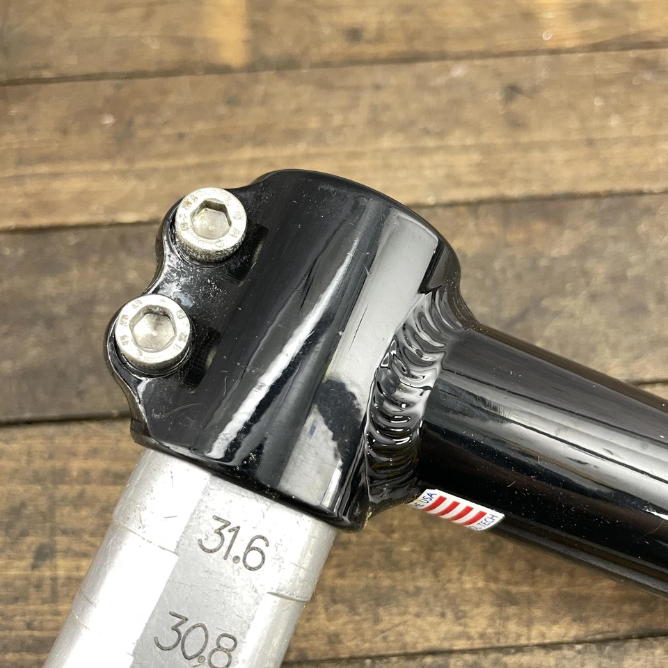 Vintage ControlTech Threadless Stem 1 1/4 in Threadless 130 mm Black USA 205g - Image 2 of 4