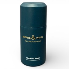 M&S Monte & Wilde Sea Salt & Amber ROLL ON Deodorant 50ml Marks & Spencer Gift