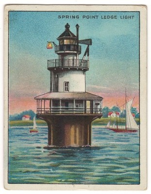 1911 Hassan Lighthouse Series Spring Point Ledge Light