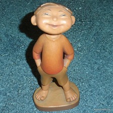 Vintage Anri "Hans Bliss" 5.75" Wood Carving Figure By S. Hafner MADE IN ITALY!