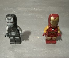 LEGO Marvel Minifigure Lot w/ Iron Man & War Machine Figures