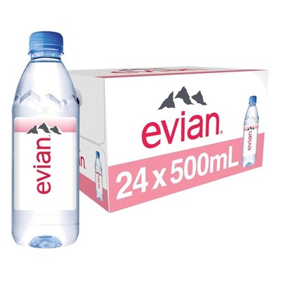 PH Balanced Spring Water, 16.9oz Bottles, Pack of 24