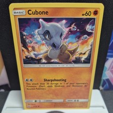 Pokémon Cubone Card 37/68 Hidden Fates Regular Common