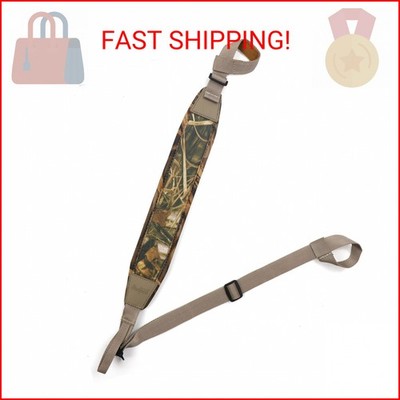 HUNTPAL No Drill Stalker Sling No Swivel Two Point Shotgun Sling, Universal Neop
