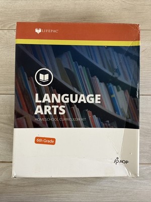 LIFE PAC, language Arts 6th Grade Homeschooling Curriculum Kit Unused 