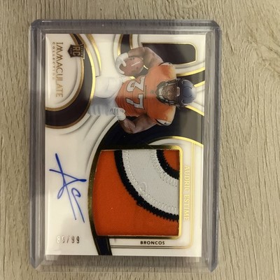 2024 Immaculate Football 3-Color On Card RPA Audric Estime 89/99 Exclusive RC