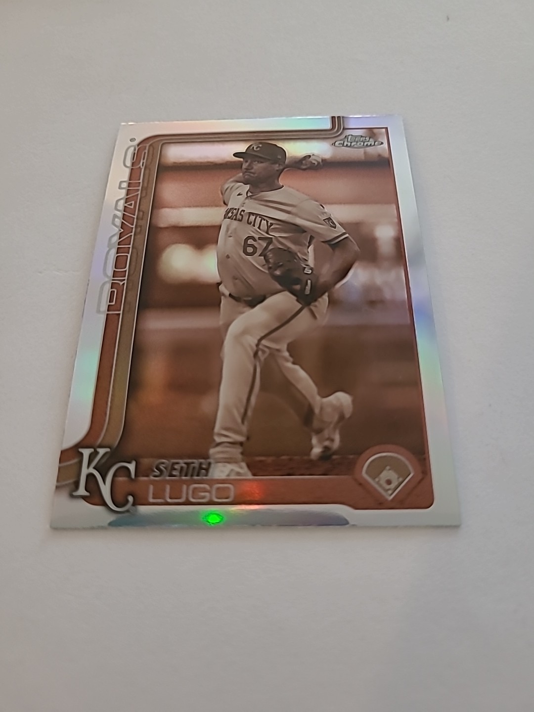 2025 Topps Chrome - Seth Lugo #94 Sepia Refractor Kansas City Royals 