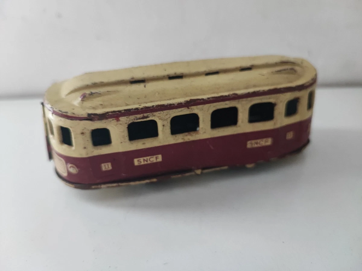Train Mécanique JOUSTRA SNCF - Années 1950 - Acier/Étain - Vintage - Bon État