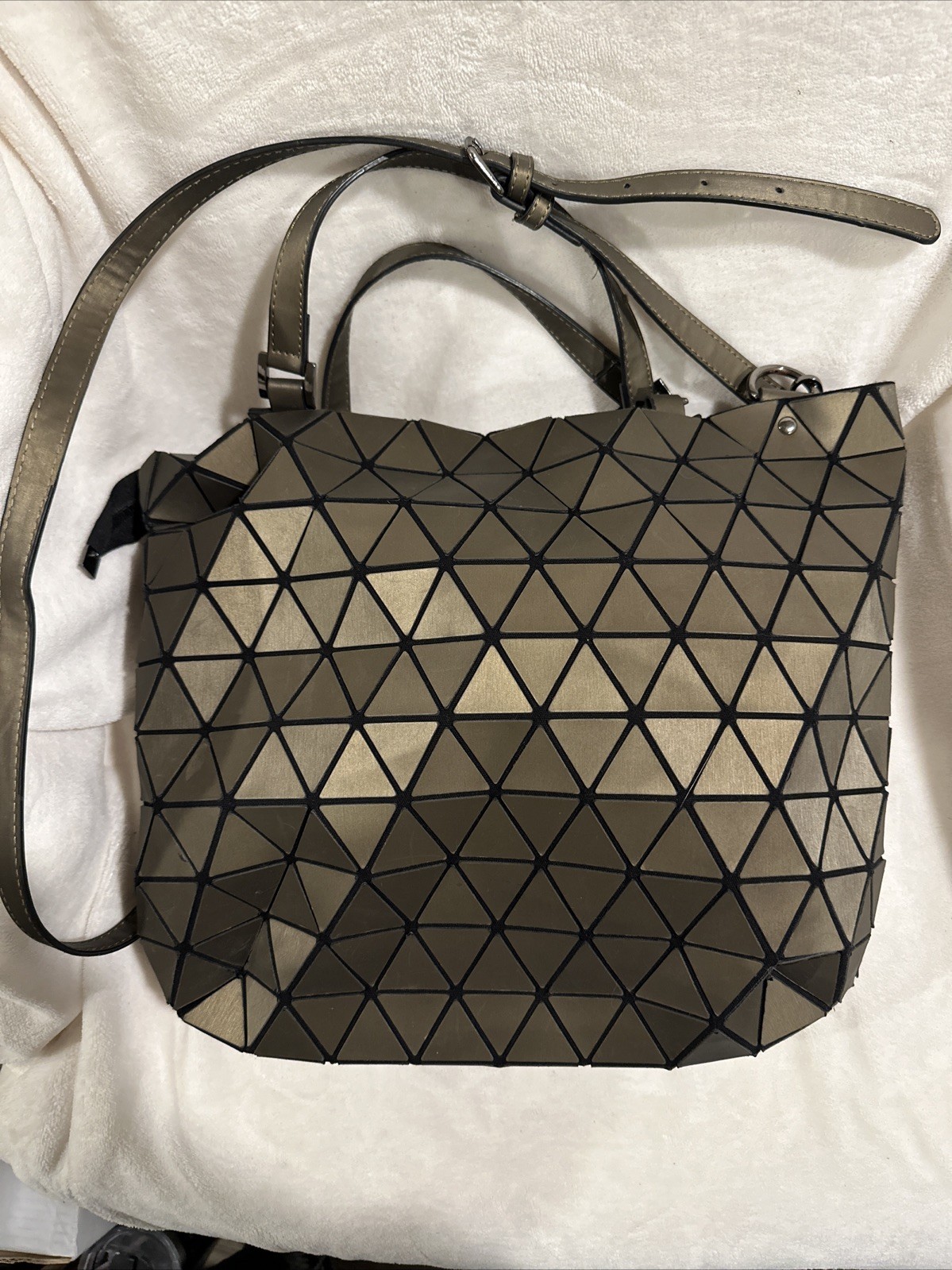 Geometric Prism Triangle Shape Changing Purse In … - image 1