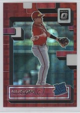 2022 Panini Donruss Optic Red Pandora Prizm 19/99 Alejo Lopez Rookie RC
